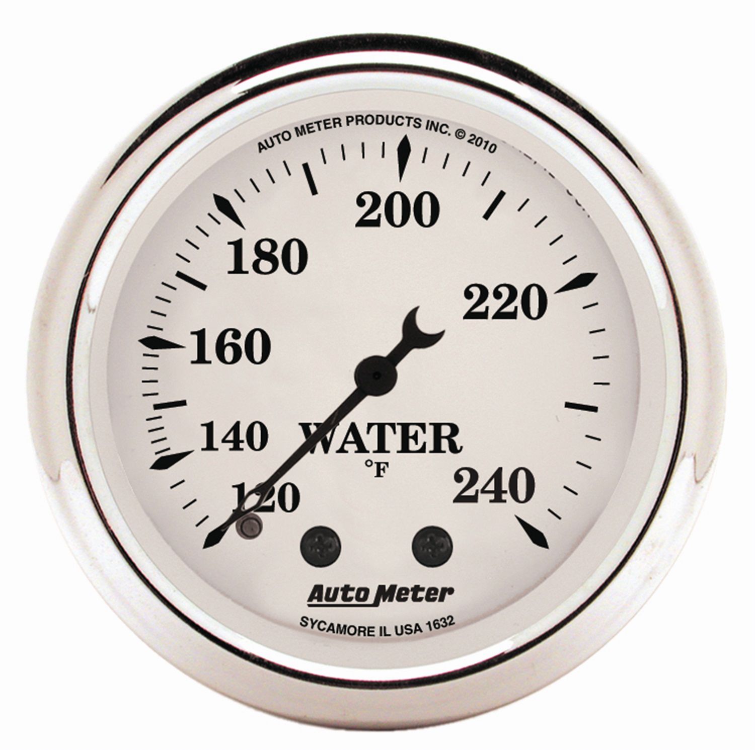 2-1/16 WATER TEMPERATURE, 120-240 °F, 6 FT., MECHANICAL, OLD-TYME WHITE