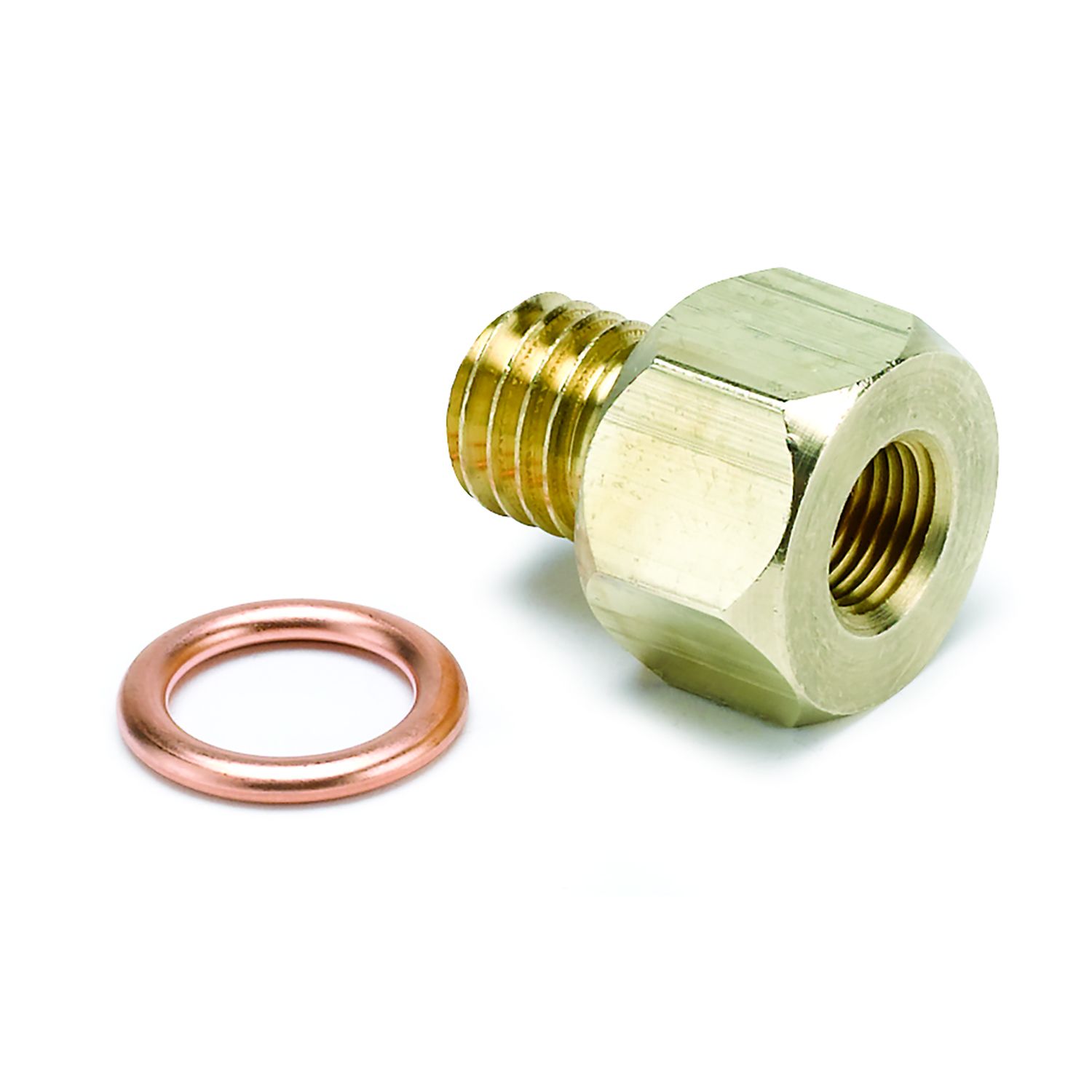 FITTING, ADAPTER, METRIC, M12X1.75 MALE TO 1/8 NPTF FEMALE, BRASS