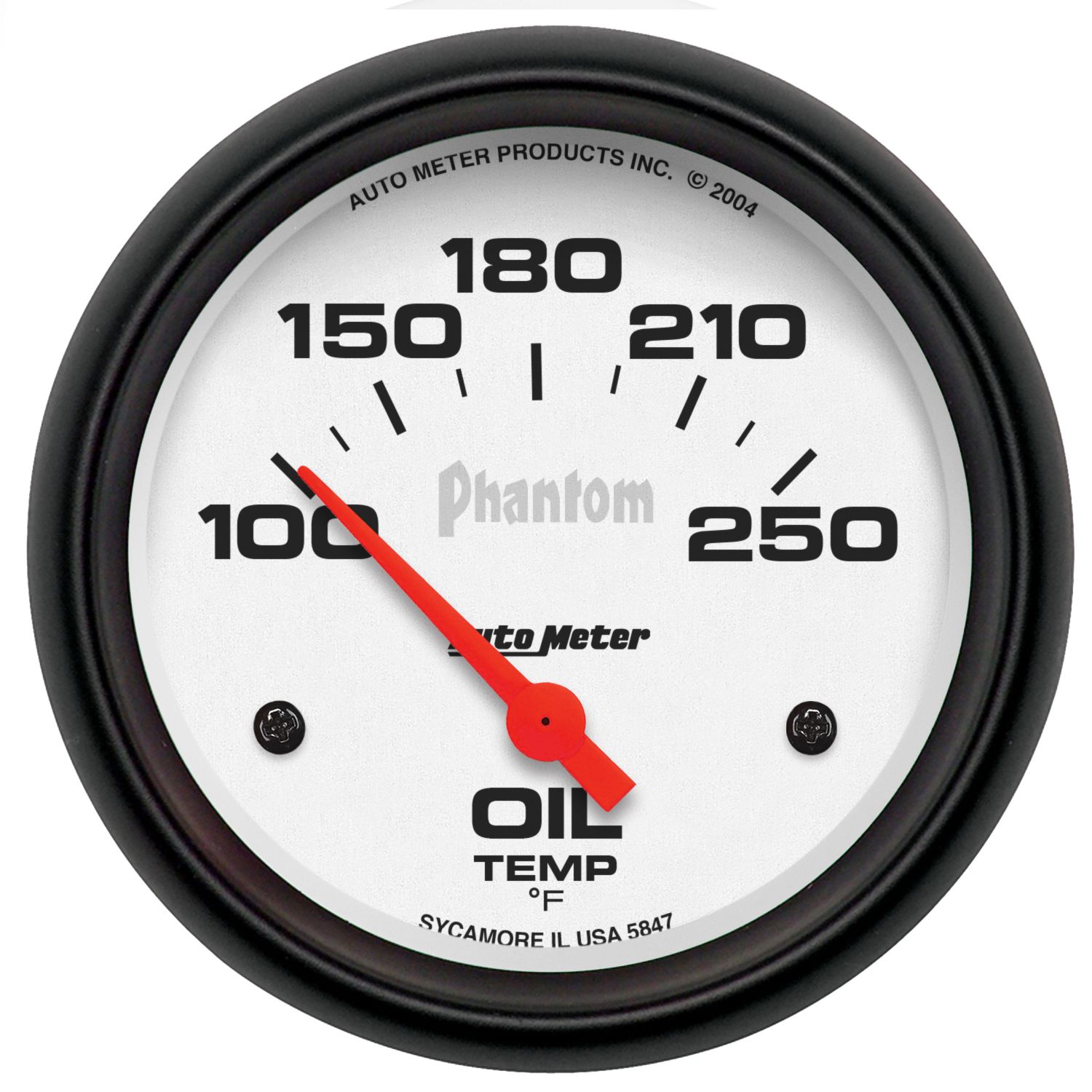 Fairing Mount Oil Temperature Gauge - Fahrenheit