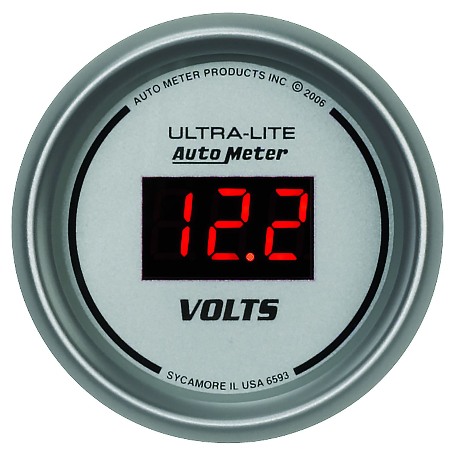 52mm Voltmeter Spannungsmesser Auto Digital Meter Display 8-18V mit N2Y9