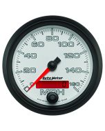 3-3/8" SPEEDOMETER, 0-160 MPH, ELECTRIC, WHITE, PRO-CYCLE