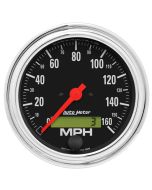 3-3/8" SPEEDOMETER, 0-160 MPH, ELECTRIC, TRADITIONAL CHROME