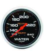 2-5/8" WATER TEMPERATURE, 120-240 °F, 6 FT., MECHANICAL, LIQUID FILLED, PRO-COMP