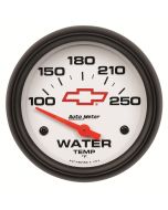 2-5/8" WATER TEMPERATURE, 100-250 °F, CHEVY RED BOWTIE