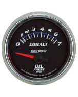 2-1/16" OIL PRESSURE, 0-7 BAR, AIR-CORE, COBALT
