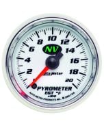 2-1/16" PYROMETER, 0-2000 °F, STEPPER MOTOR, NV