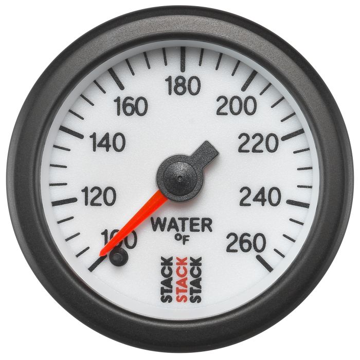 STACK Performance Gauges - White